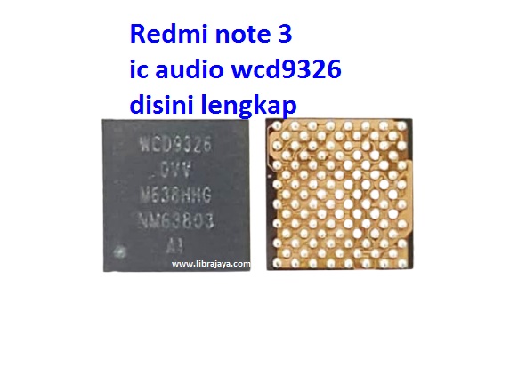 Ic Audio WCD9326 Redmi Note 3