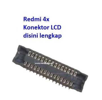 Jual Konektor lcd Redmi 4x