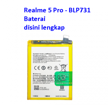 Jual Baterai Realme 5 Pro BLP731