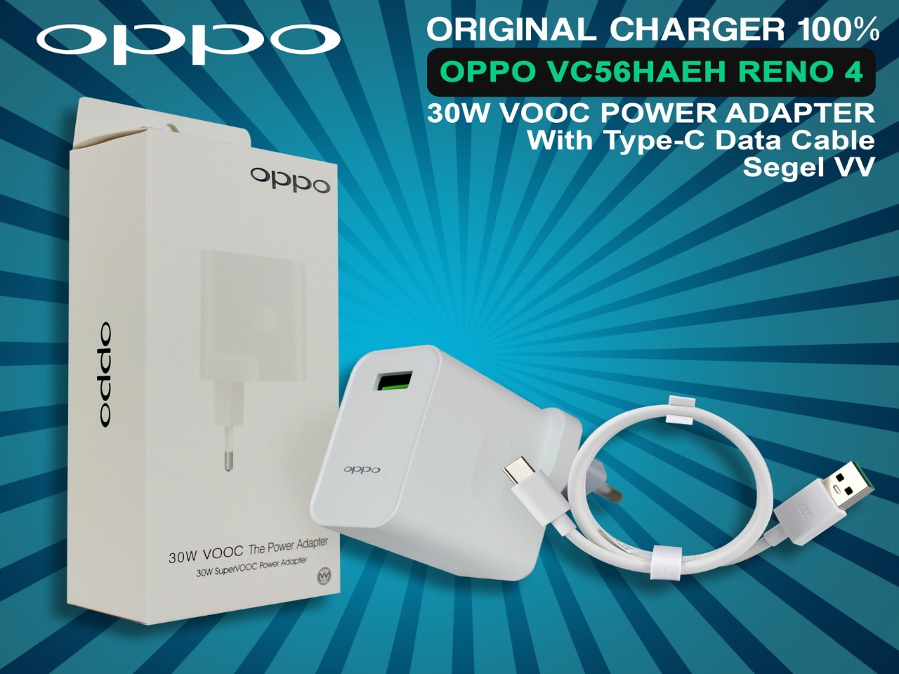 CHARGER-OPPO-RENO-4-TYPE-C-VC56HAEH
