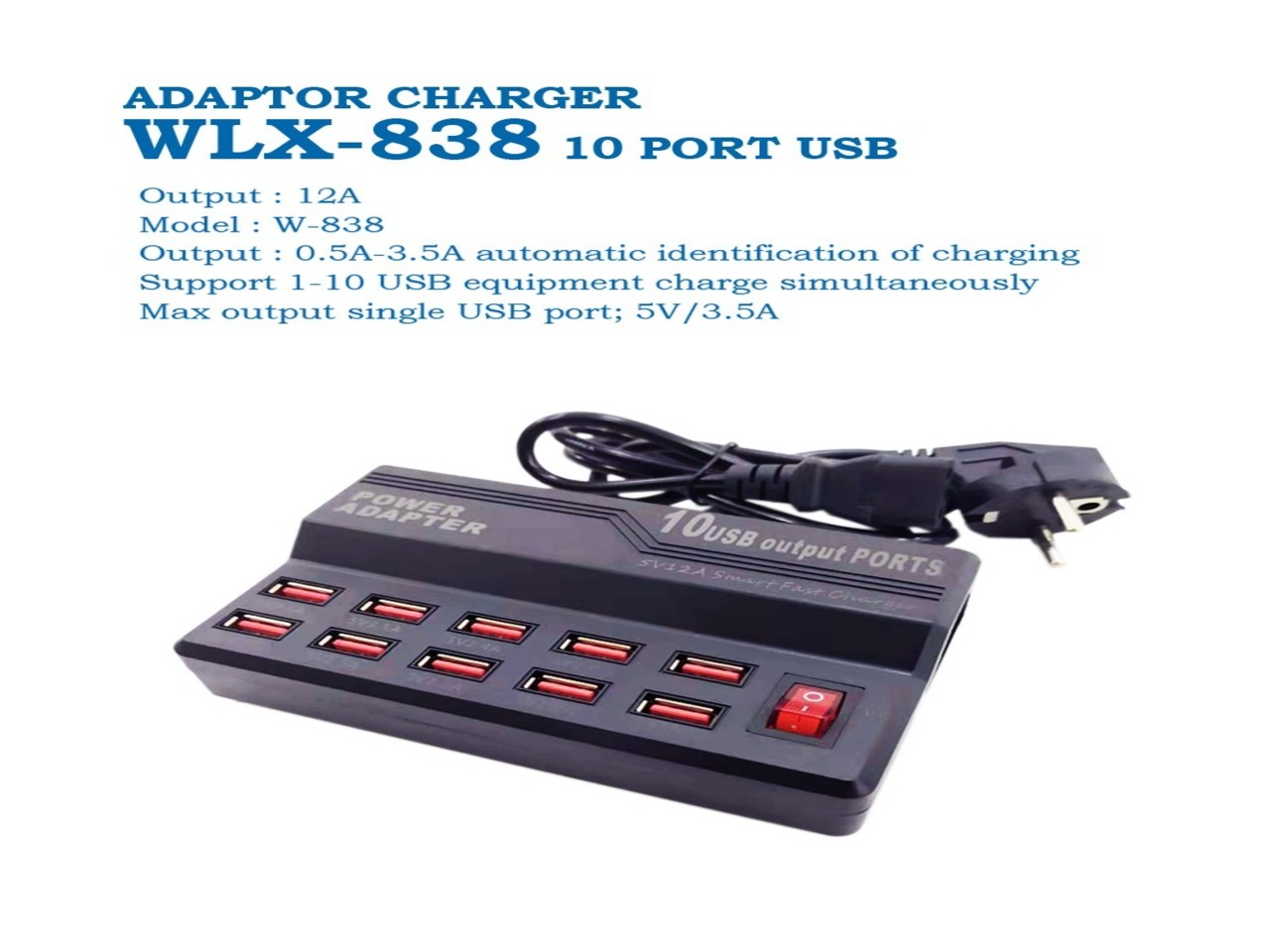 BATOK-CHARGER-WLX-838-10-PORT-USB