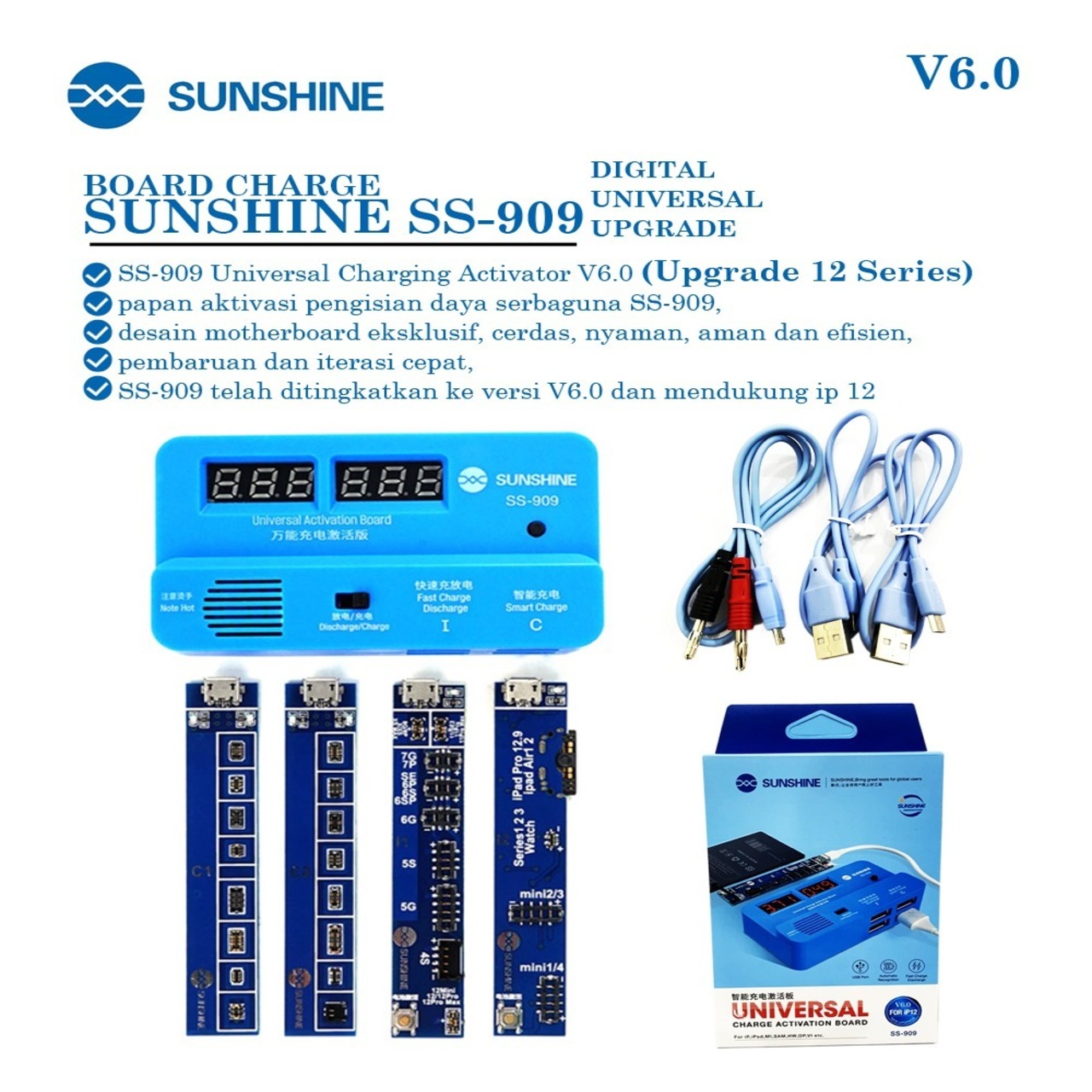 BOARD-UNIVERSAL-CHARGE-DIGITAL-SUNSHINE-SS-909-UPGRADE