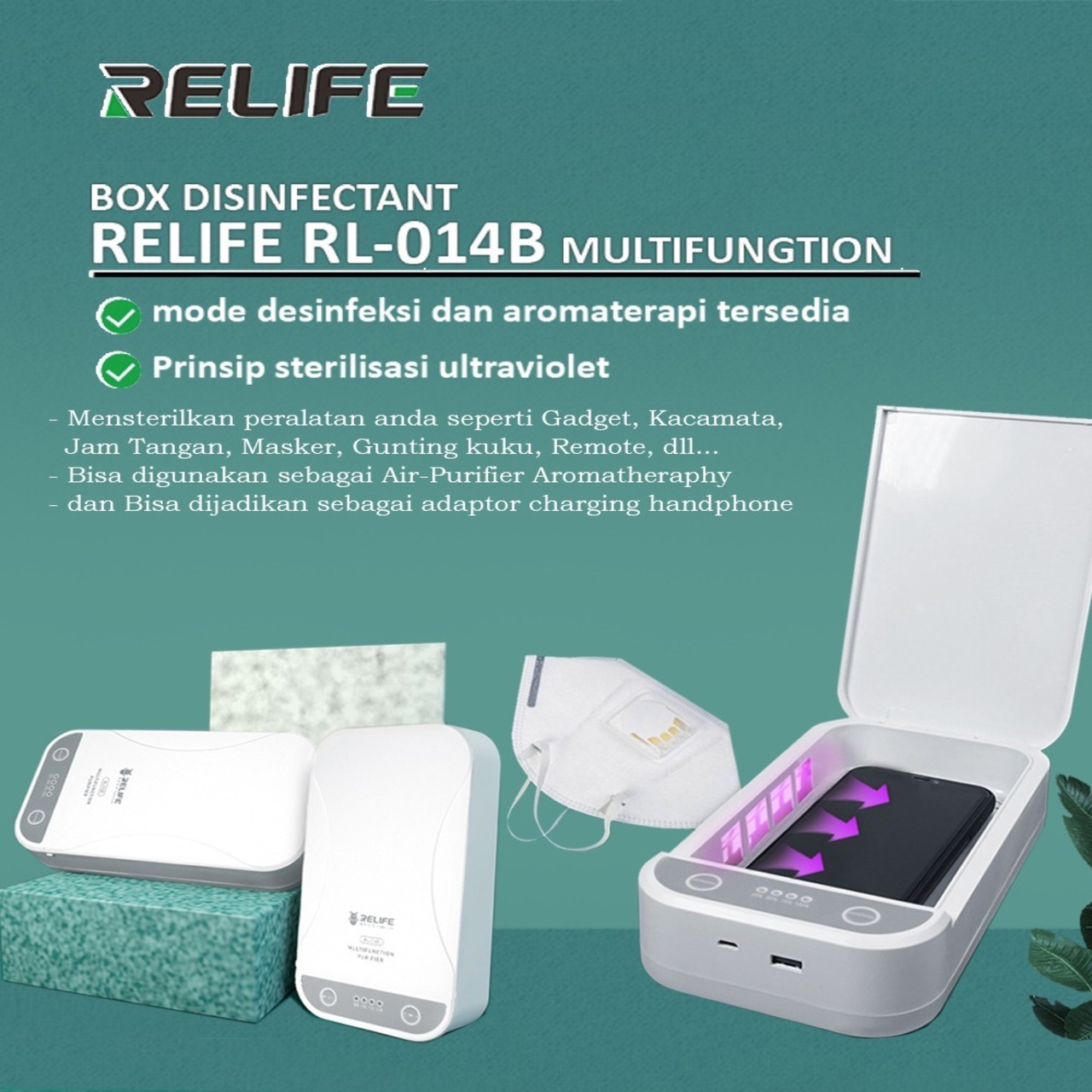 BOX-DISINFECTANT-RELIFE-RL-014B-MULTIFUNCTION