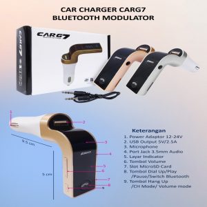CHARGER MOBIL BLUETOOTH MODULATOR CAR G7