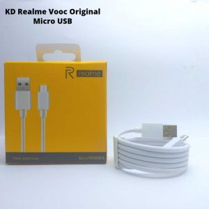 KABEL DATA REALME MICRO SUPER VOOC WHITE ORI 100 PACK