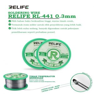 TIMAH GULUNG 0.3 MM RELIFE RL-441