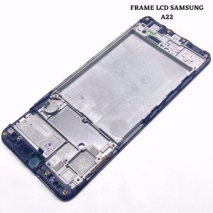 TULANG TENGAH-FRAME LCD SAMSUNG A22 BLACK