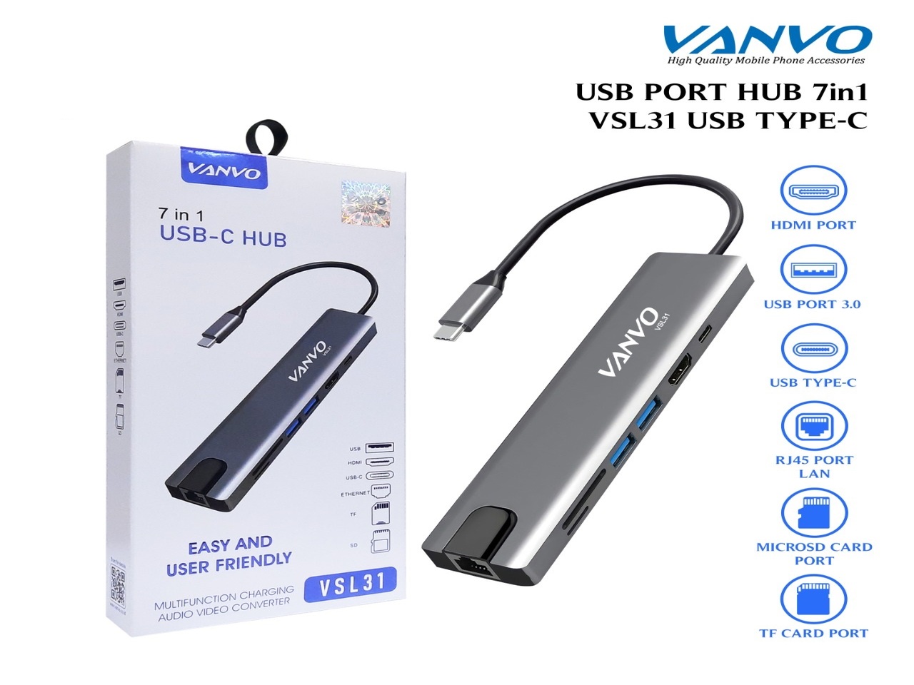 USB-HUB-VANVO-VSL31-TYPE-C-7-IN-1-HDMI-2-USB-RJ45-PORT-LAN-MICRO-SD-TF-CARD