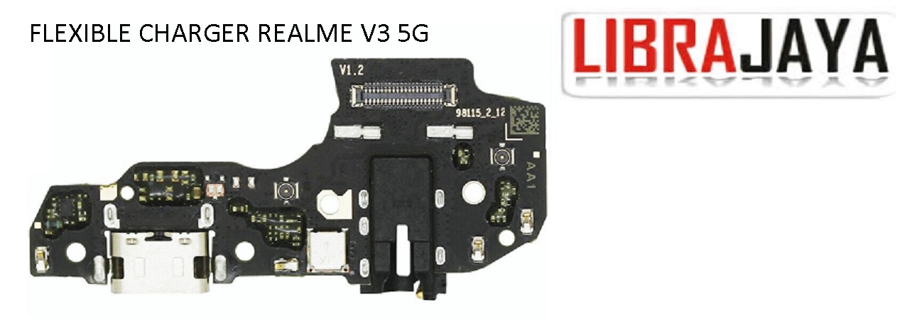 Jual Fleksibel Charger Realme V3 5G Fleksibel Flexible Fleksi Flexibel Flex Con Tc Connector Pcb Konektor cas papan charging