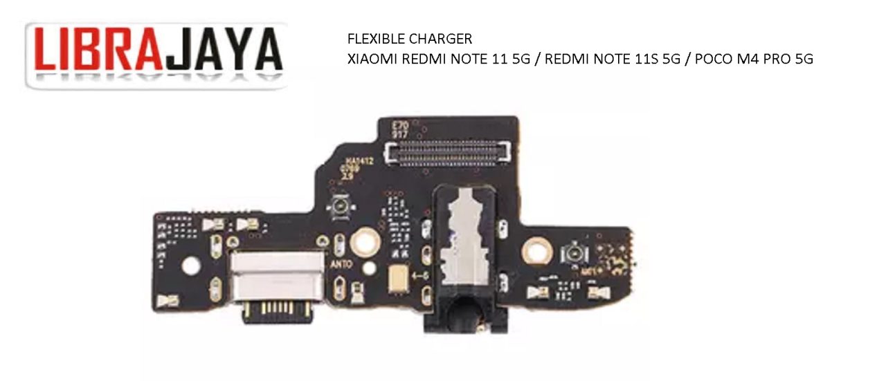 FLEXIBLE CHARGER XIAOMI REDMI NOTE 11 5G NOTE 11S 5G POCO M4 PRO 5G POCO M4 Flexible Flexibel Papan Cas Charging Port Dock Flex Cable Spare Part Grosir Sparepart hp