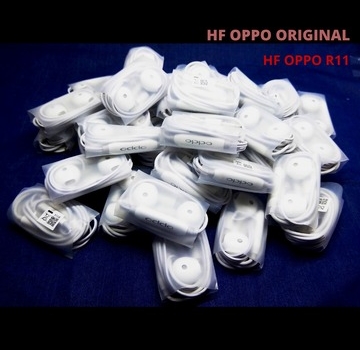 HANDSFREE OPPO R11 WHITE ORI COPOTAN