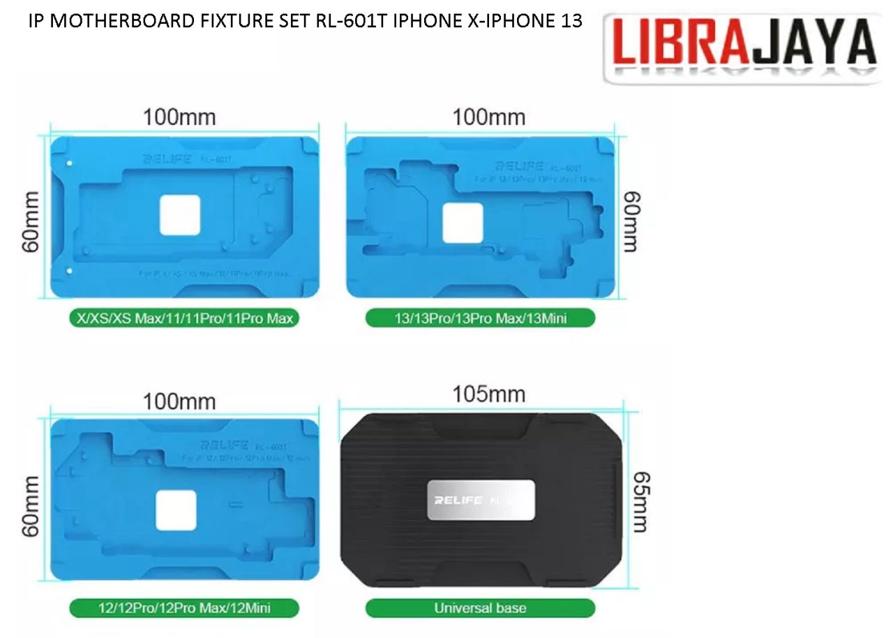 IP MOTHERBOARD FIXTURE SET RL-601T IPHONE X-IPHONE 13 PRO MAX