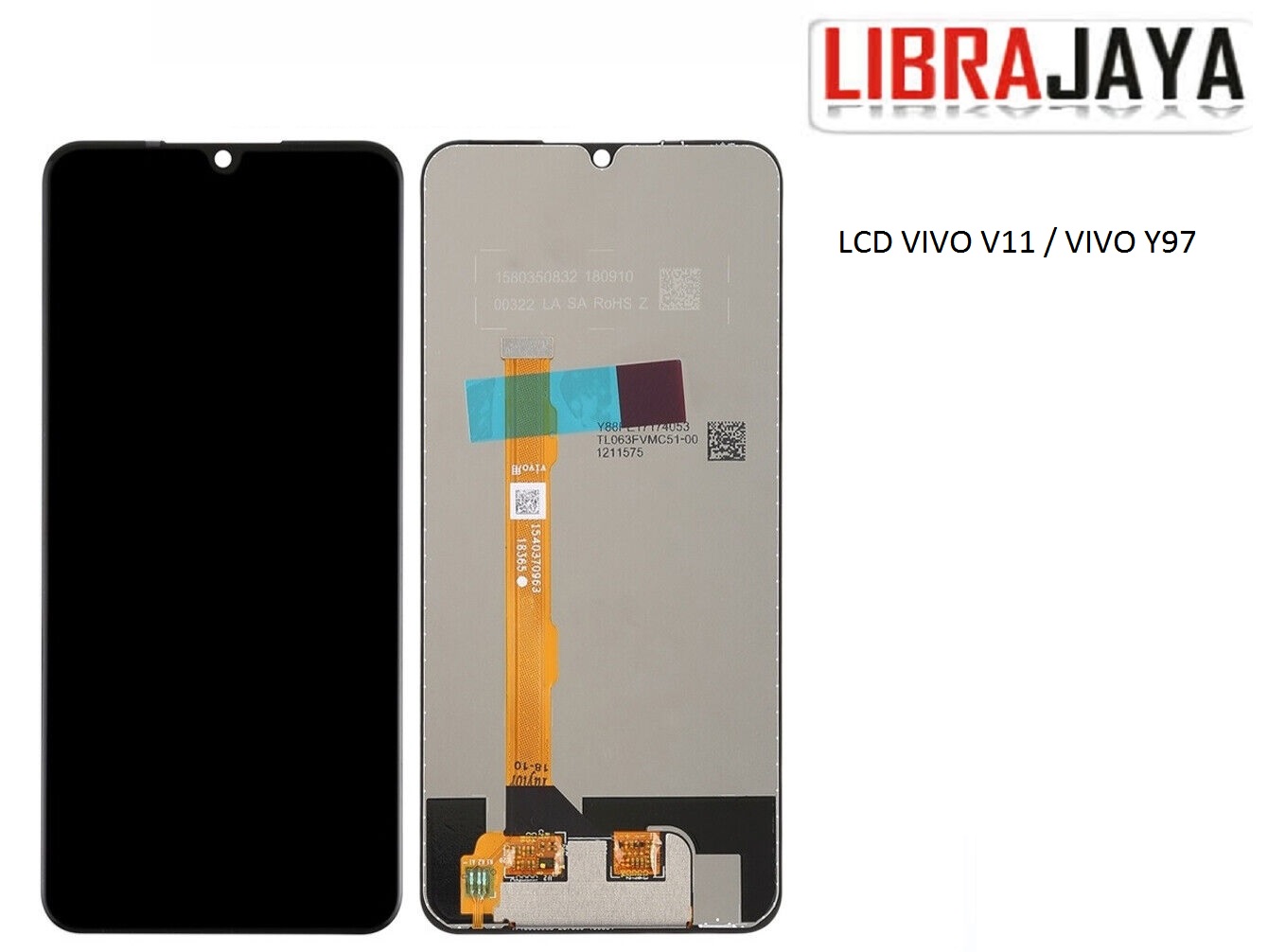 LCD VIVO V11 VIVO Y97 LCD Display Digitizer Touch Screen Spare Part Grosir Sparepart hp