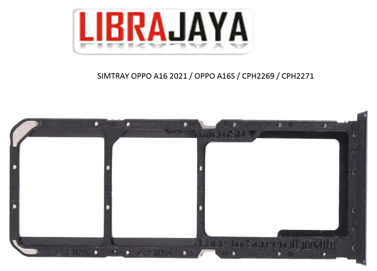 SIMTRAY TEMPAT KARTU SIMCARD SIMLOCK OPPO A16 2021 A16S CPH2269 CPH2271