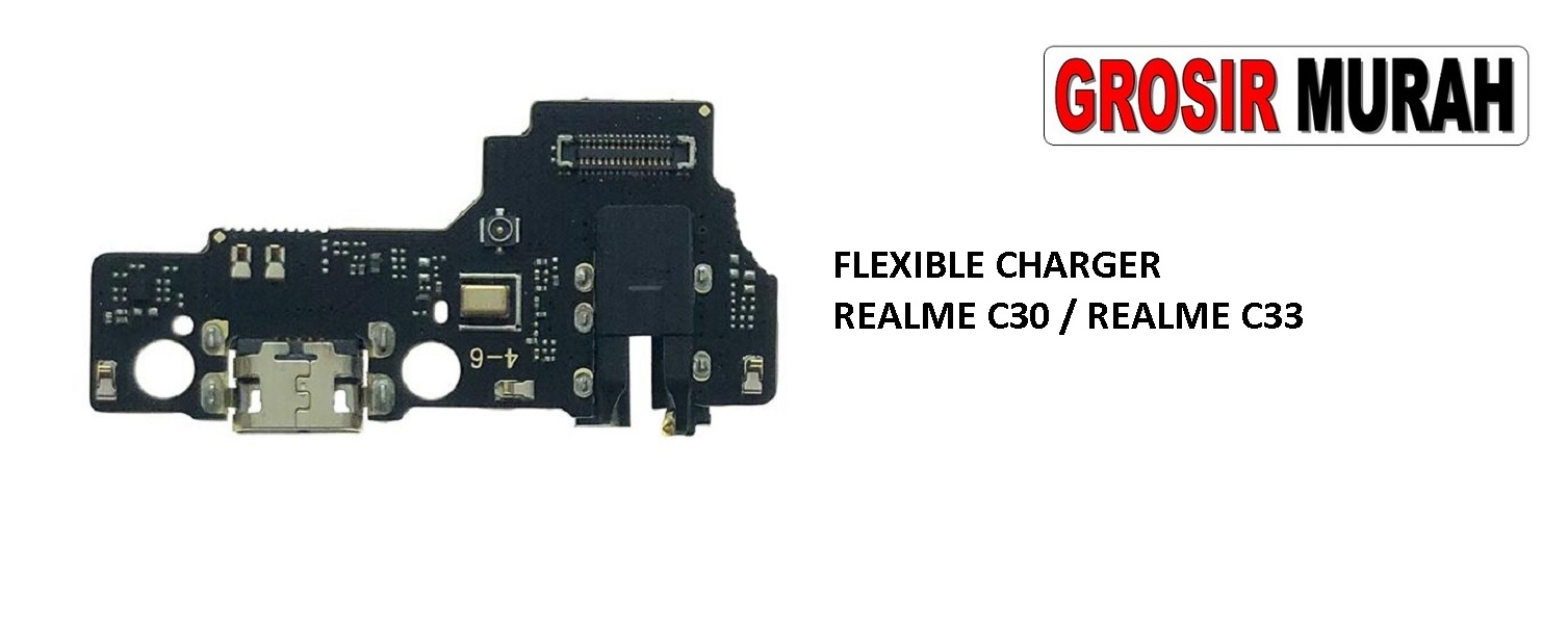 Jual Fleksibel Charger Realme C30 C33 Narzo 50I Prime Fleksibel Flexible Fleksi Flexibel Flex Con Tc Connector Pcb Konektor cas papan charging