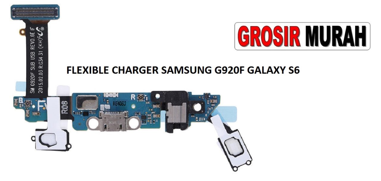 FLEKSIBEL CHARGER SAMSUNG G920F GALAXY S6 Flexible Flexibel Fleksi Papan Cas Charging Port Dock Flex Cable Spare Part