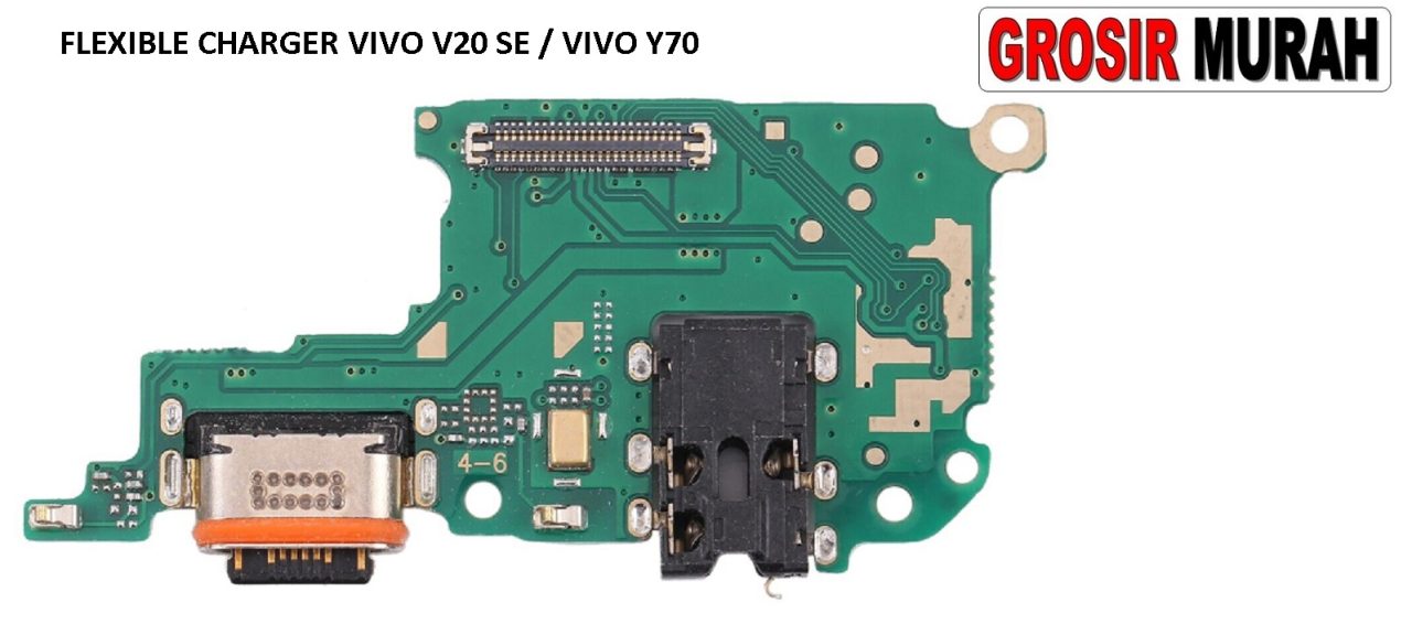 FLEKSIBEL CHARGER VIVO V20 SE VIVO Y70 Flexible Flexibel Fleksi Cas Charging Port Dock Flex Cable Spare Part Sparepart hp