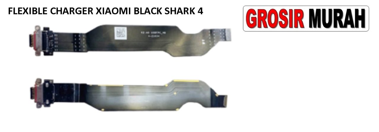 FLEKSIBEL CHARGER XIAOMI BLACK SHARK 4 BLACK SHARK 4 PRO Flexible Flexibel Fleksi Cas Papan Charging Port Dock Flex Cable Spare Part Grosir Sparepart hp