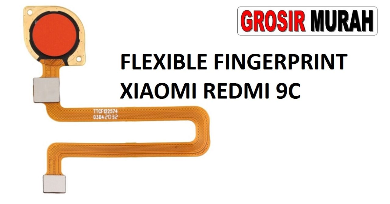 FLEKSIBEL FINGERPRINT XIAOMI REDMI 9C Flexible Flexibel Fleksi Sidik Jari Home Menu Button Key Power On Off Fingerprint Flex Cable Spare Part Grosir Sparepart hp