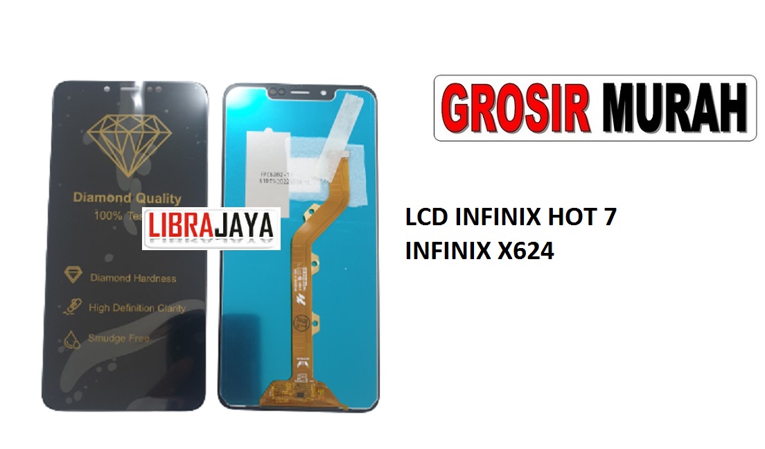 LCD INFINIX HOT 7 INFINIX X624 LCD Display Digitizer Touch Screen Spare Part Grosir Sparepart hp