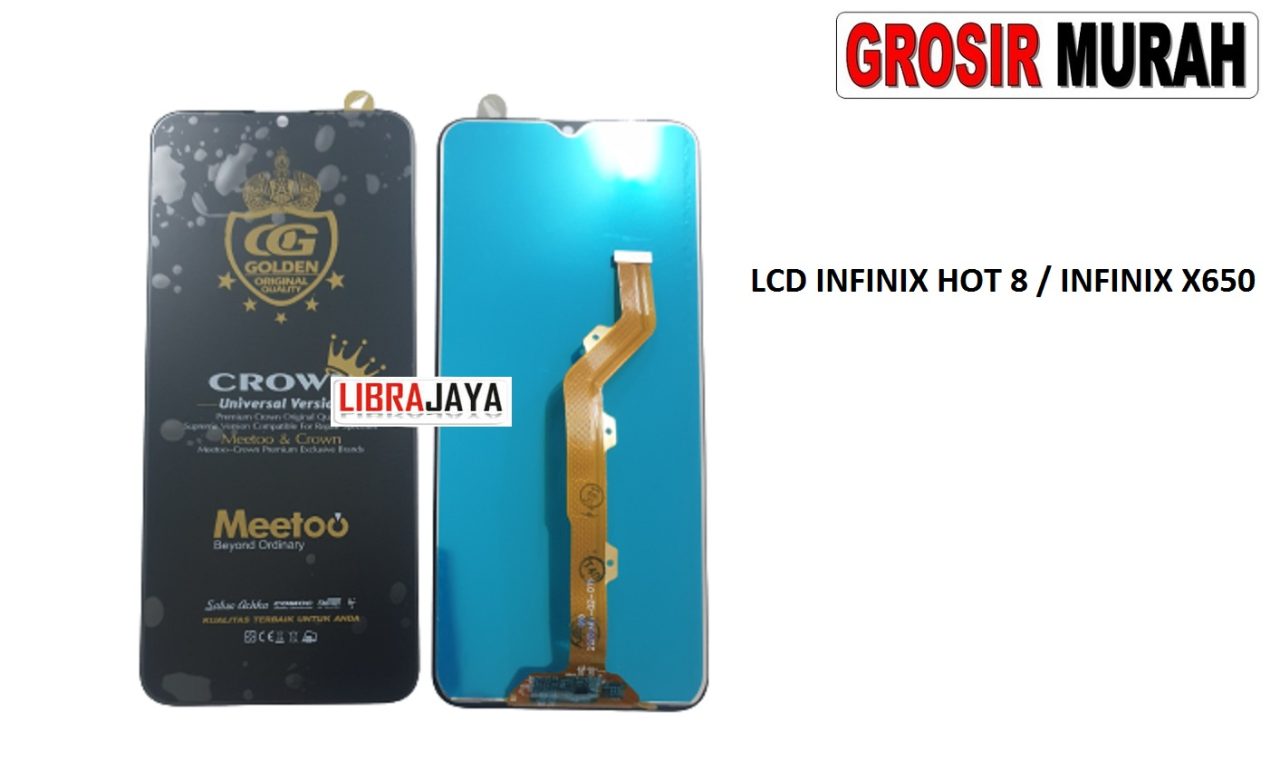 LCD INFINIX HOT 8 INFINIX X650 LCD Display Digitizer Touch Screen Spare Part Grosir Sparepart hp