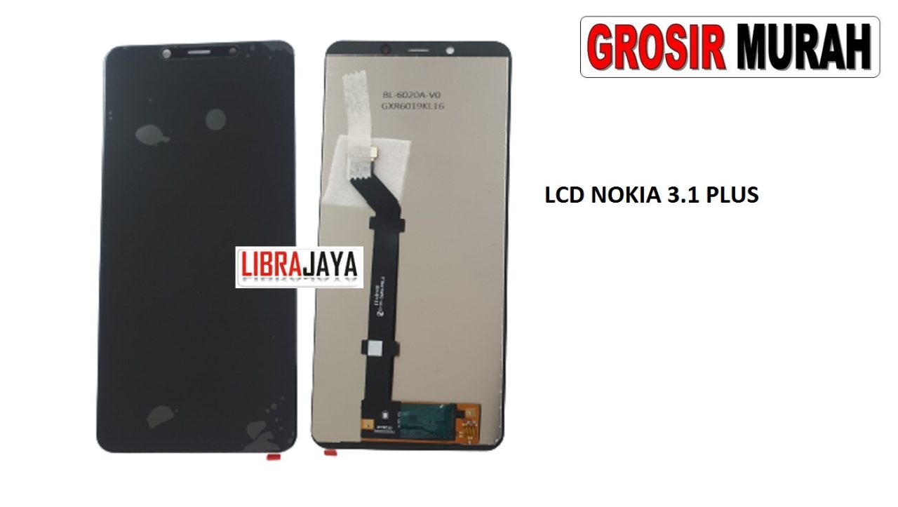 LCD NOKIA 3.1 PLUS LCD Display Digitizer Touch Screen Spare Part Grosir Sparepart hp
