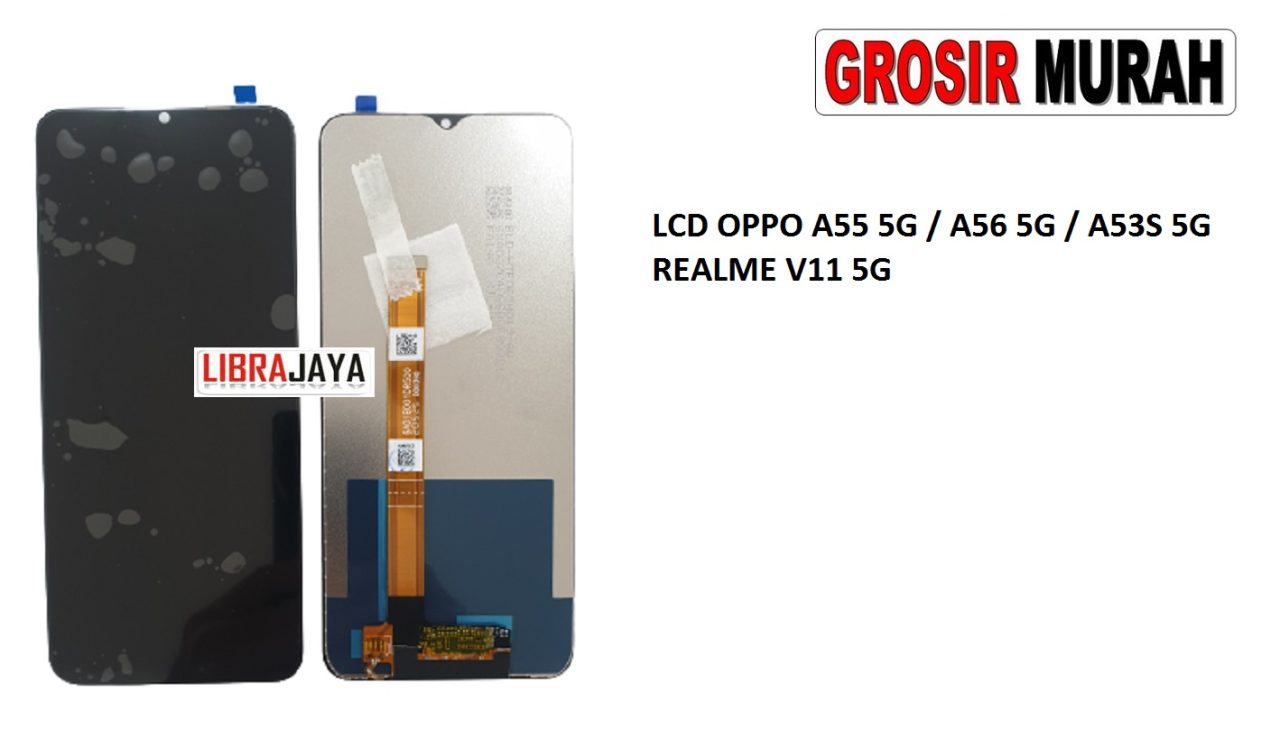 LCD OPPO A55 5G A56 5G A53S 5G REALME V11 5G LCD Display Digitizer Touch Screen Spare Part Grosir Sparepart hp