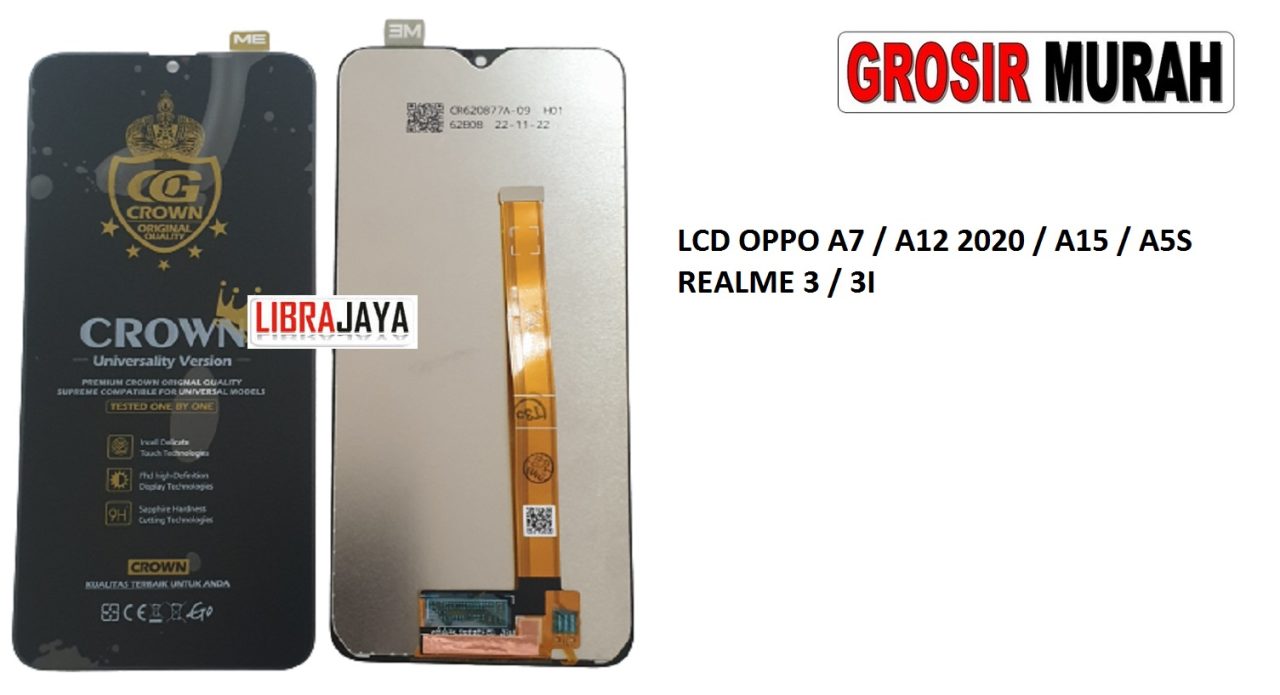 LCD OPPO A7 A12 2020 A15 A5S REALME 3 3I LCD Display Digitizer Touch Screen Spare Part Grosir Sparepart hp