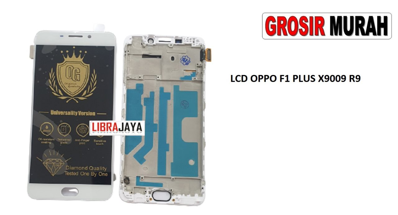 LCD OPPO F1 PLUS X9009 R9 LCD Display Digitizer Touch Screen Spare Part Grosir Sparepart hp