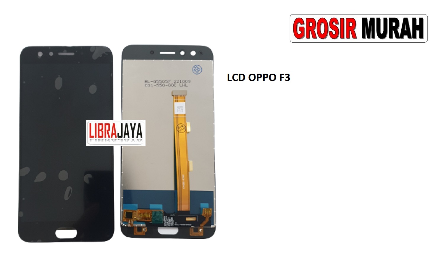 LCD OPPO F3 LCD Display Digitizer Touch Screen Spare Part Grosir Sparepart hp