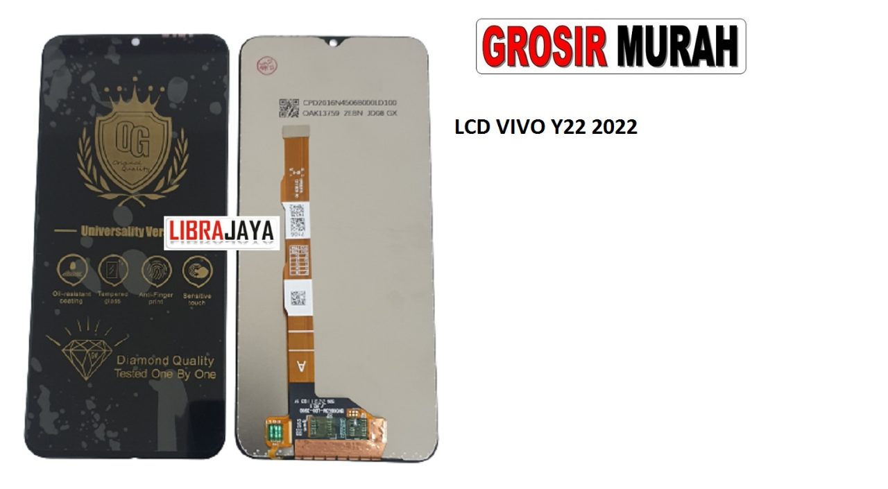 LCD VIVO Y22 2022 LCD Display Digitizer Touch Screen Spare Part Grosir Sparepart hp