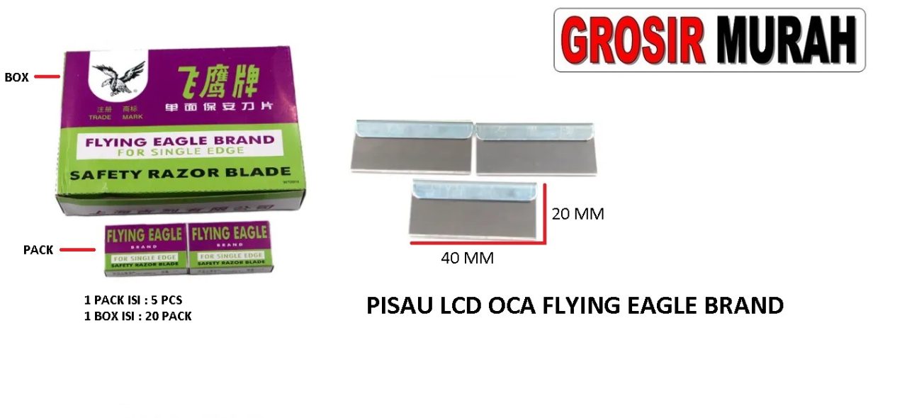 PISAU LCD LEM OCA FLYING EAGLE BRAND KNIFE TOOLS SPARE PART HP