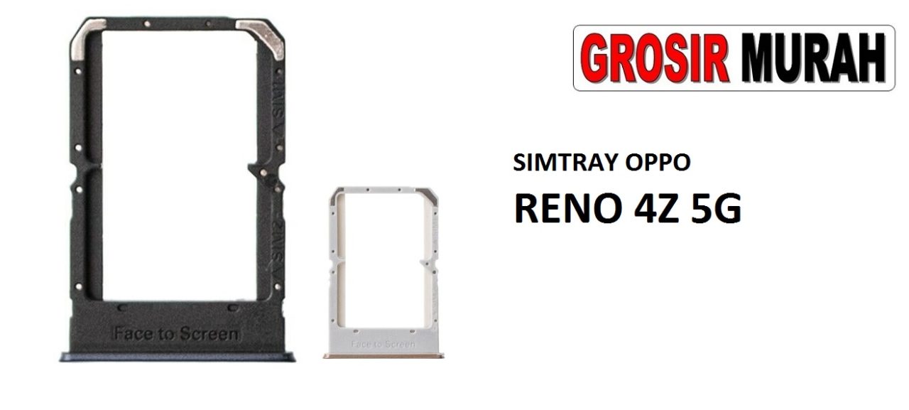 SIM TRAY OPPO RENO 4Z 5G OPPO A92S Sim Card Tray Holder Simlock Tempat Kartu Sim Spare Part Grosir Sparepart hp