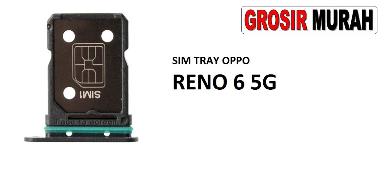 SIM TRAY OPPO RENO 6 5G Sim Card Tray Holder Simlock Tempat Kartu Sim Spare Part Grosir Sparepart hp