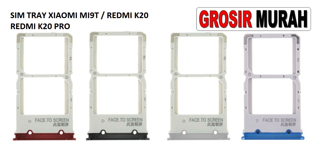 SIM TRAY XIAOMI MI9T REDMI K20 REDMI K20 PRO Sim Card Tray Simlock Tempat Kartu Sim Spare Part Grosir Sparepart hp
