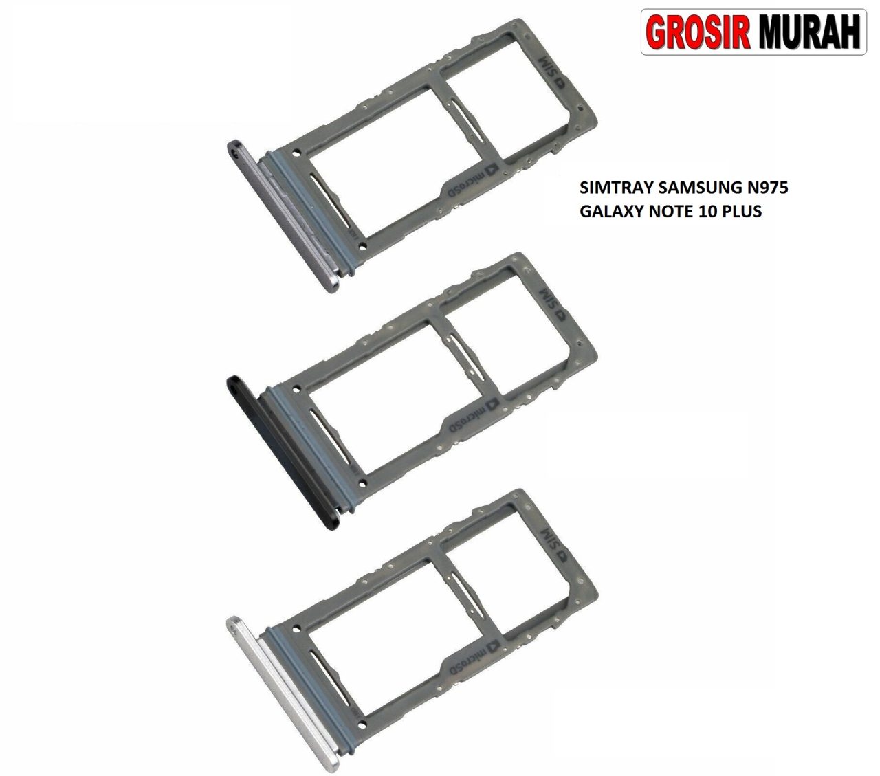 SIMTRAY SAMSUNG N975 NOTE 10 PLUS Sim Card Tray Simlock Tempat Kartu Sim Spare Part Grosir Sparepart hp