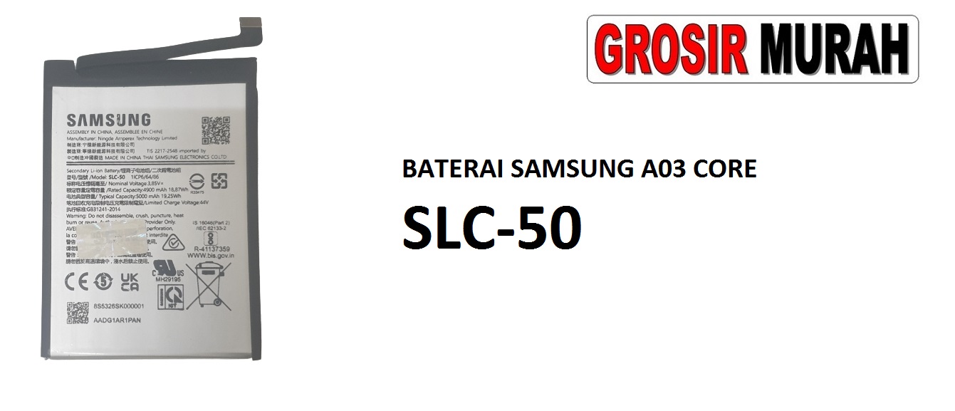 BATERAI SAMSUNG A03 CORE A032 SLC-50 Batre Battery Grosir Sparepart hp