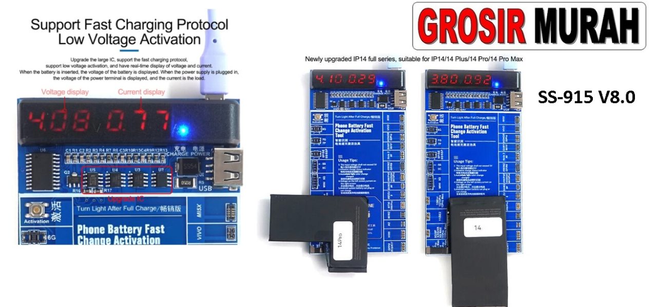 BOARD CHARGE SUNSHINE SS-915 DIGITAL IP-ANDROID UPGRADE V8.0 Tool Kit Alat Serpis Spare Part Grosir Sparepart hp