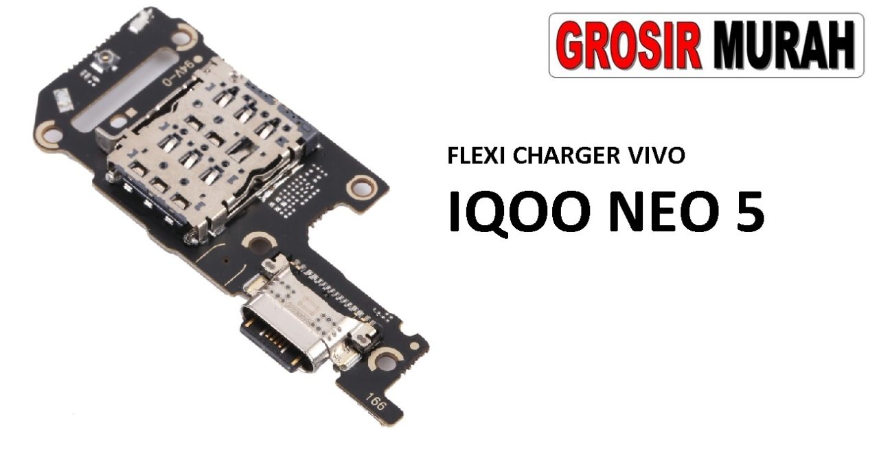 FLEKSIBEL CHARGER VIVO IQOO NEO 5 Flexible Flexibel Papan Cas Charging Port Dock Flex Cable Spare Part Grosir Sparepart hp