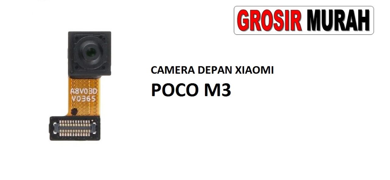 KAMERA DEPAN XIAOMI POCO M3 Front Camera Selfie Flex Cable Spare Part Kamera Depan Grosir Sparepart hp