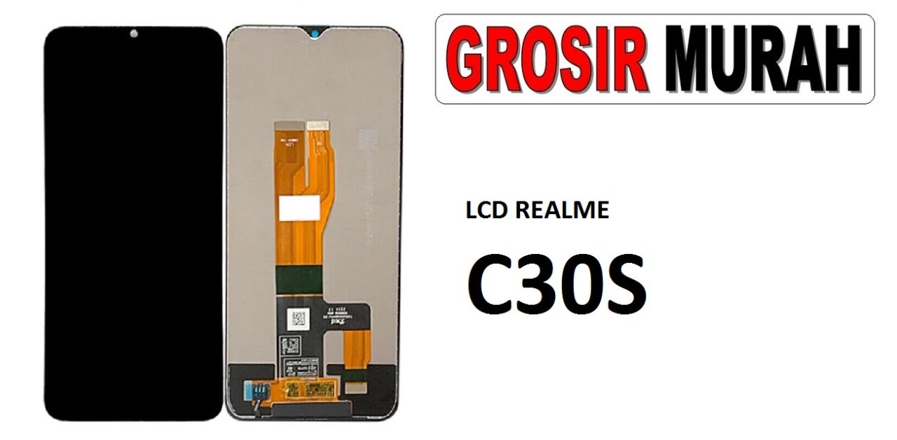 LCD REALME C30S MEETOO LCD Display Digitizer Touch Screen Spare Part Grosir Sparepart hp
