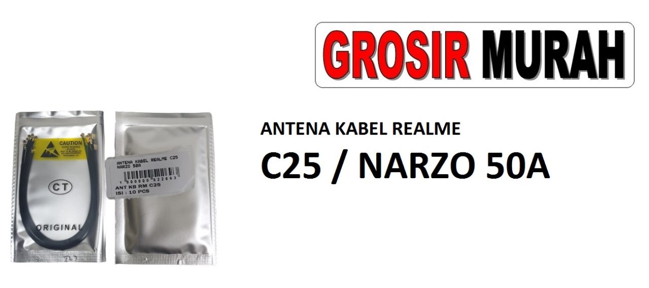 ANTENA KABEL REALME C25 NARZO 50A Cable Antenna Sinyal Connector Coaxial Flex Wifi Network Signal Spare Part Grosir Sparepart hp