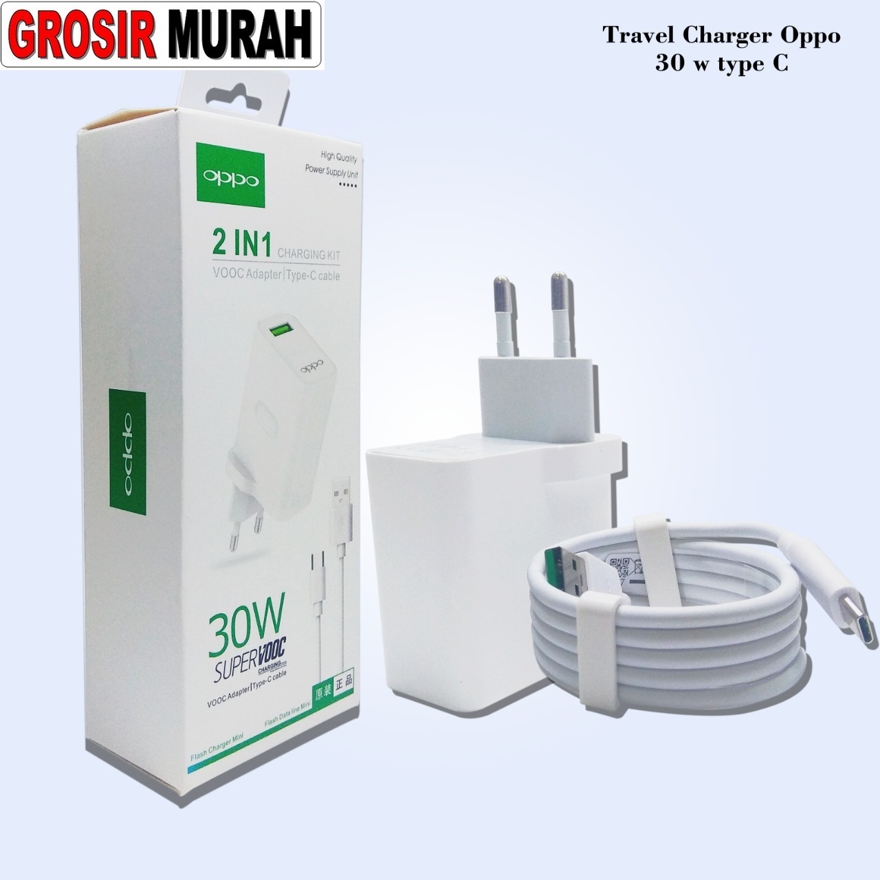 CHARGER OPPO K5 TYPE C VC56HAEH 30W Adaptor Charge Fast Charging Casan Spare Part Grosir Sparepart hp