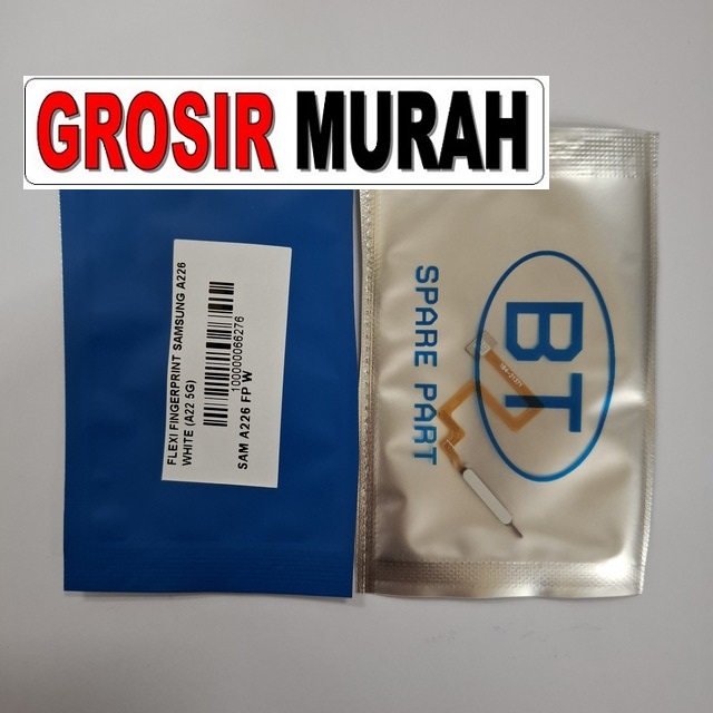 Flexi Fingerprint Samsung A226 Kompatibel A22 5G warna putih (white) Original