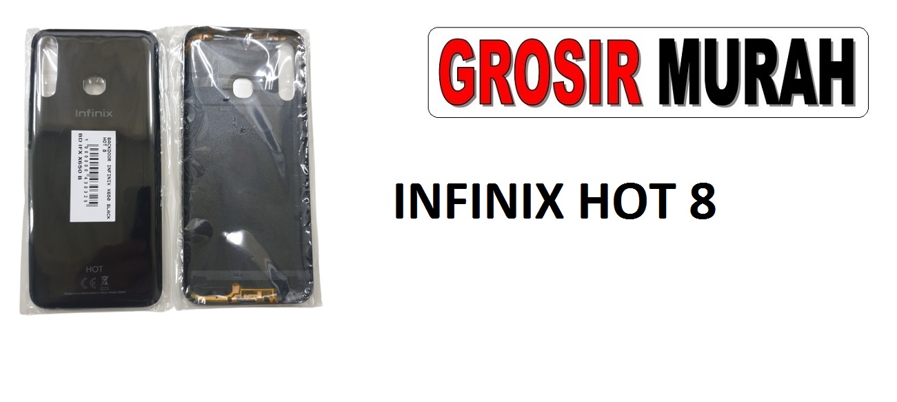 Backdoor Infinix X650 Kompatibel Infinix Hot 8 warna hitam