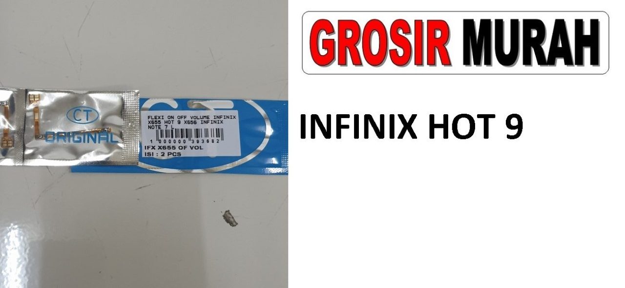 INFINIX X655 HOT 9 X656 INFINIX NOTE 7 LITE FLEXI ON OFF VOLUME Flexible Flexibel Power On Off Volume Flex Cable Spare Part Grosir Sparepart hp