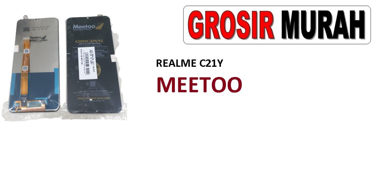 LCD REALME C21Y MEETOO C25Y LCD Display Digitizer Touch Screen Spare Part Grosir Sparepart hp