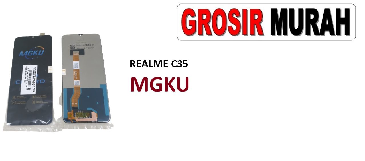 LCD REALME C35 MGKU NARZO 50A PRIME LCD Display Digitizer Touch Screen Spare Part Grosir Sparepart hp