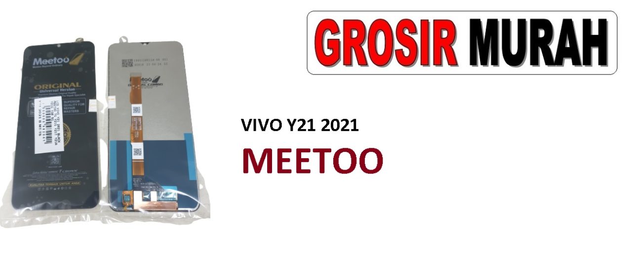 LCD VIVO Y21 2021 MEETOO Y21S Y21T Y21A Y21G Y30 5G Y15A Y21E Y02S Y16 LCD Display Digitizer Touch Screen Spare Part Grosir Sparepart hp