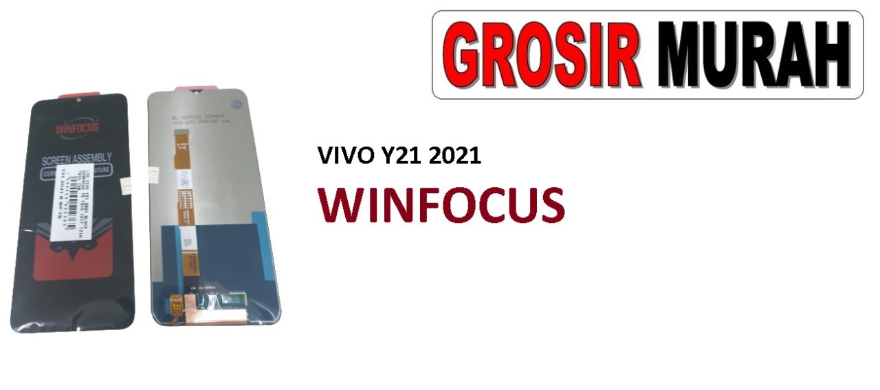 LCD VIVO Y21 2021 WINFOCUS Y21S Y21T Y21A Y21G Y30 5G Y15A Y21E Y02S Y16 LCD Display Digitizer Touch Screen Spare Part Grosir Sparepart hp